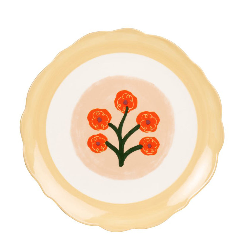 Flower Printed Plate (Large)